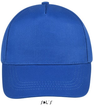 blå cap med logo tryk