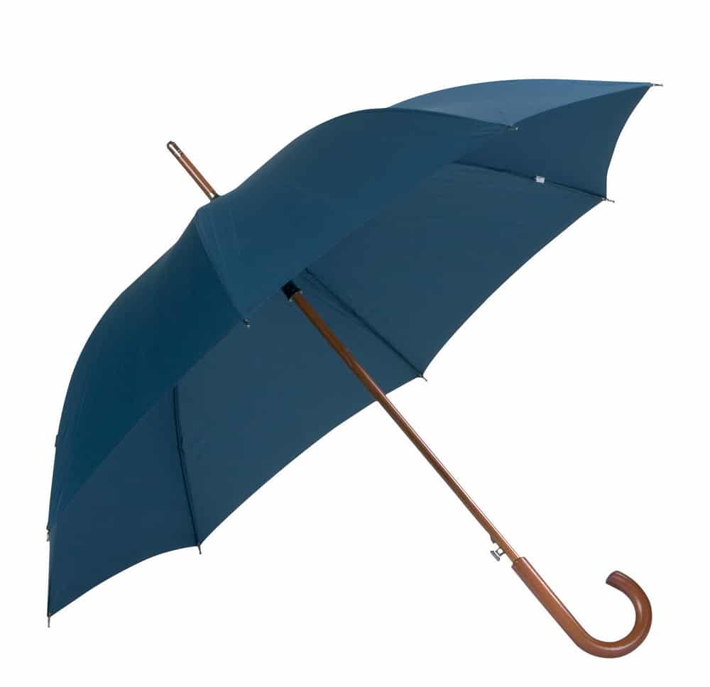 blå logo paraply